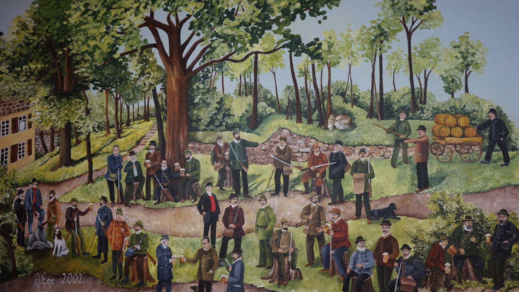 Historisches Mural