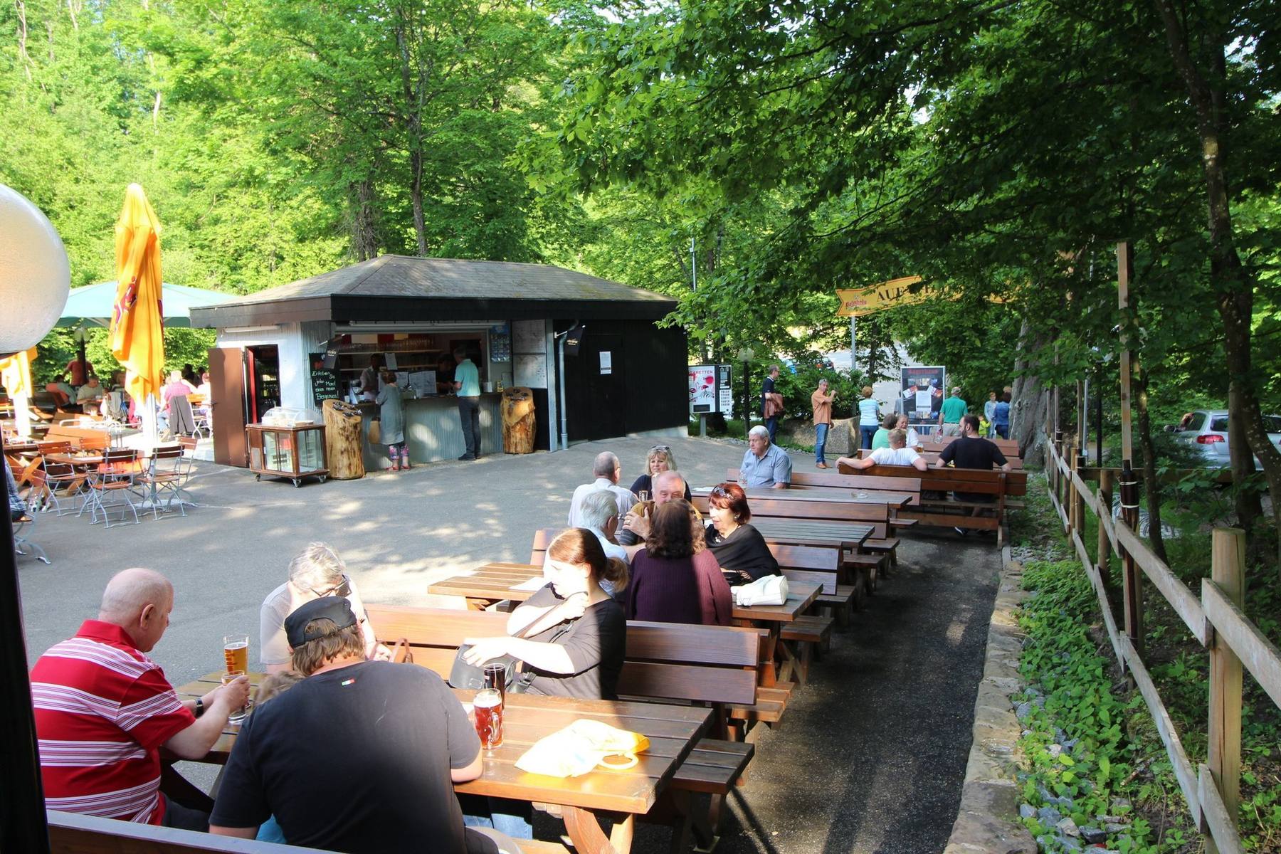 Biergarten im Jägerhaus